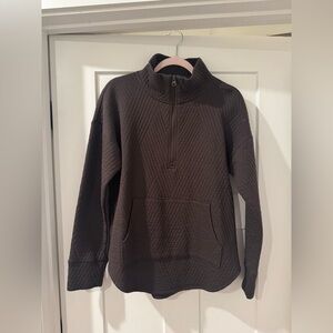 GAP Women's Dark Brown Quilted Zip-Up Jacket - NWOTs